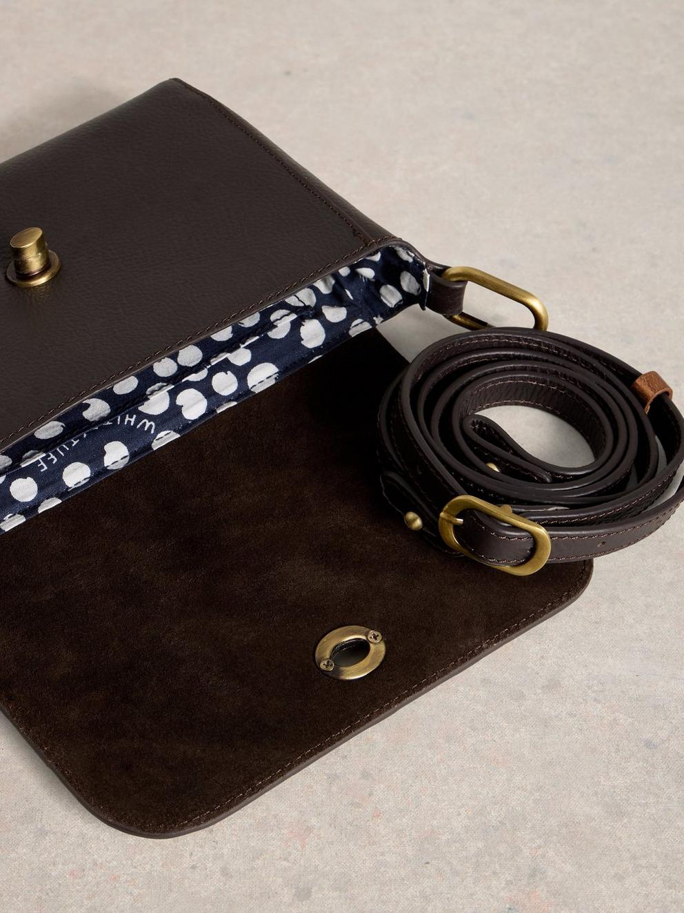 Tilly Crossbody Bag in BROWN MLT - FLAT DETAIL