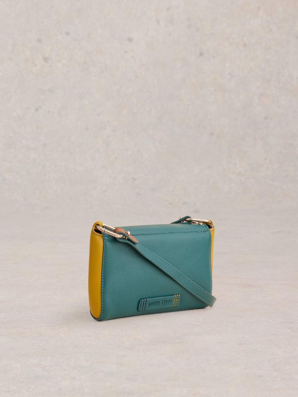 Tilly Crossbody Bag in DK TEAL - FLAT BACK