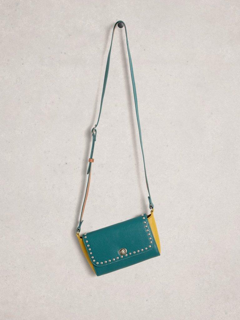 Tilly Crossbody Bag in DK TEAL - FLAT FRONT