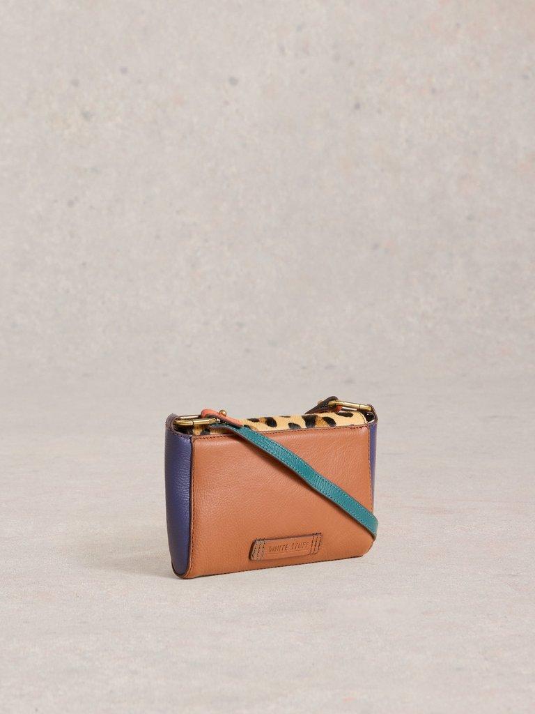 Tilly Crossbody Bag in TAN MULTI - FLAT BACK