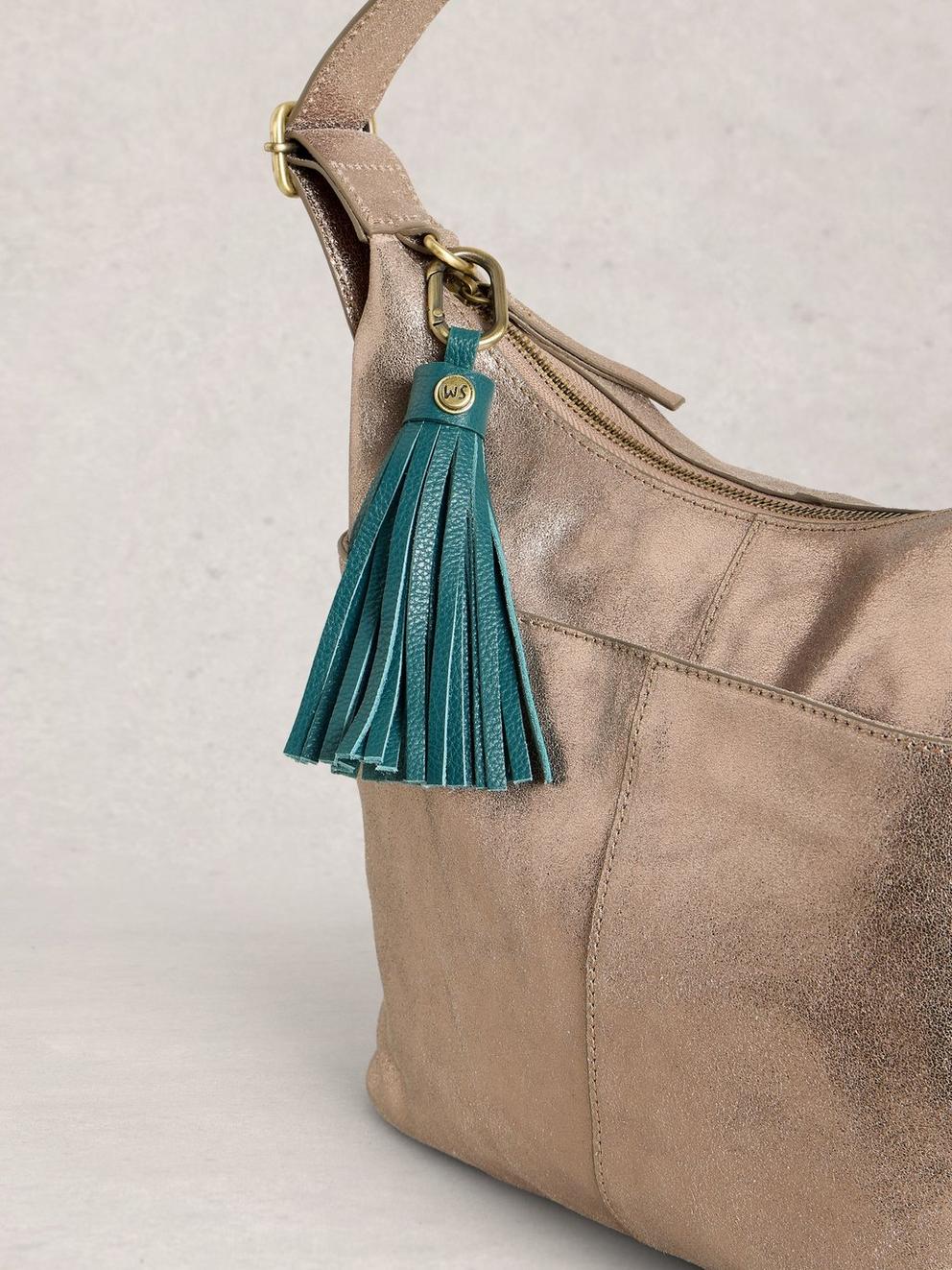Tassel Keyring in MID TEAL - LIFESTYLE
