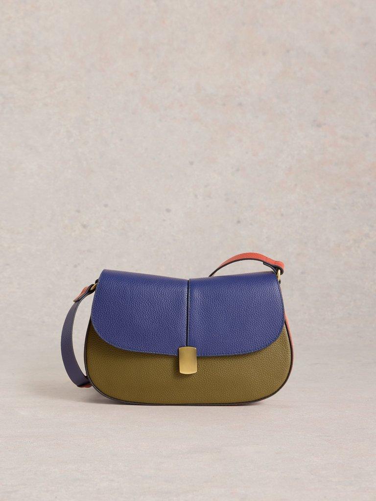 Silvy Lock Crossbody Bag in BLUE MLT - LIFESTYLE