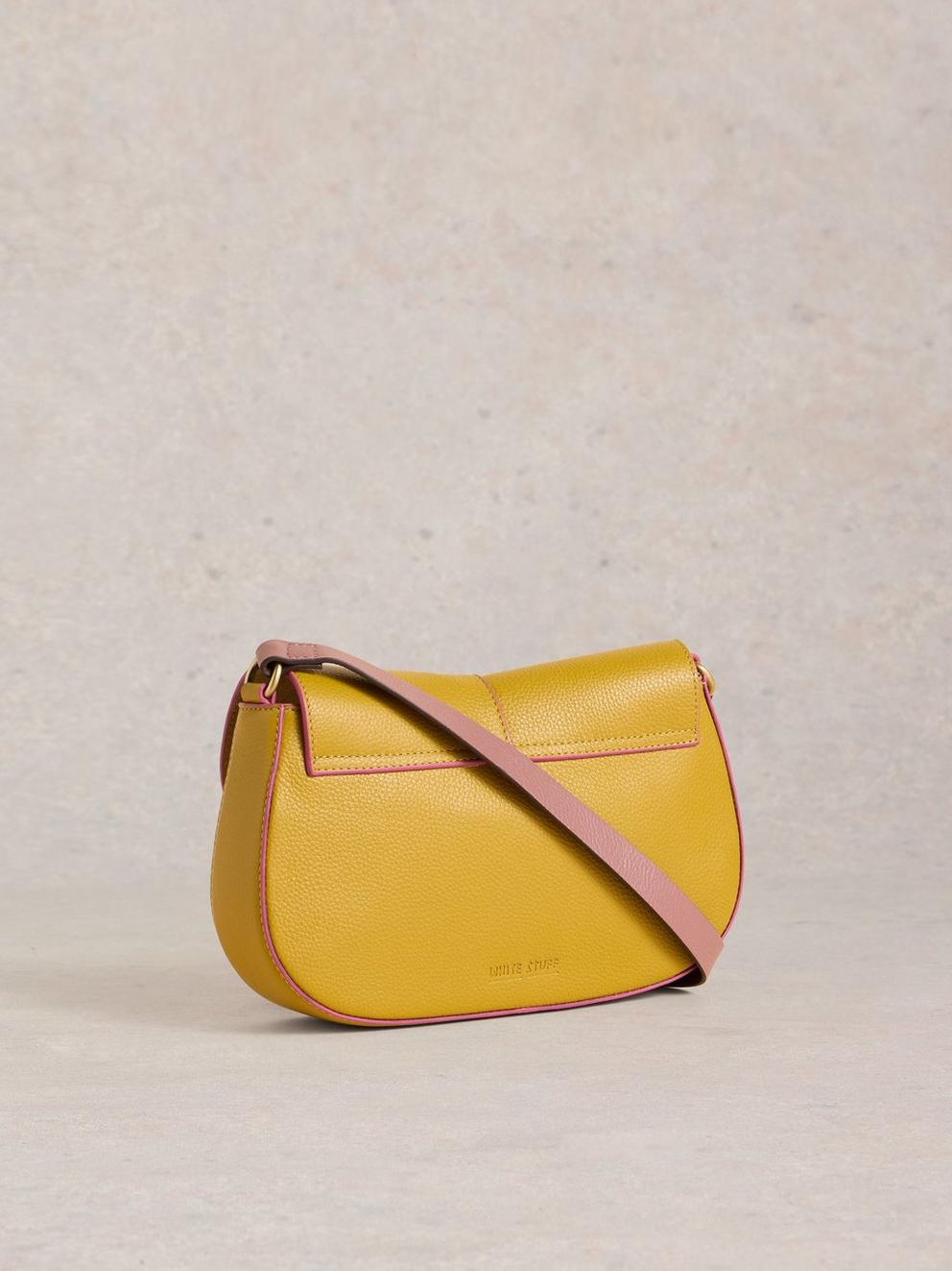 Silvy Lock Crossbody Bag in DK CHART - FLAT BACK