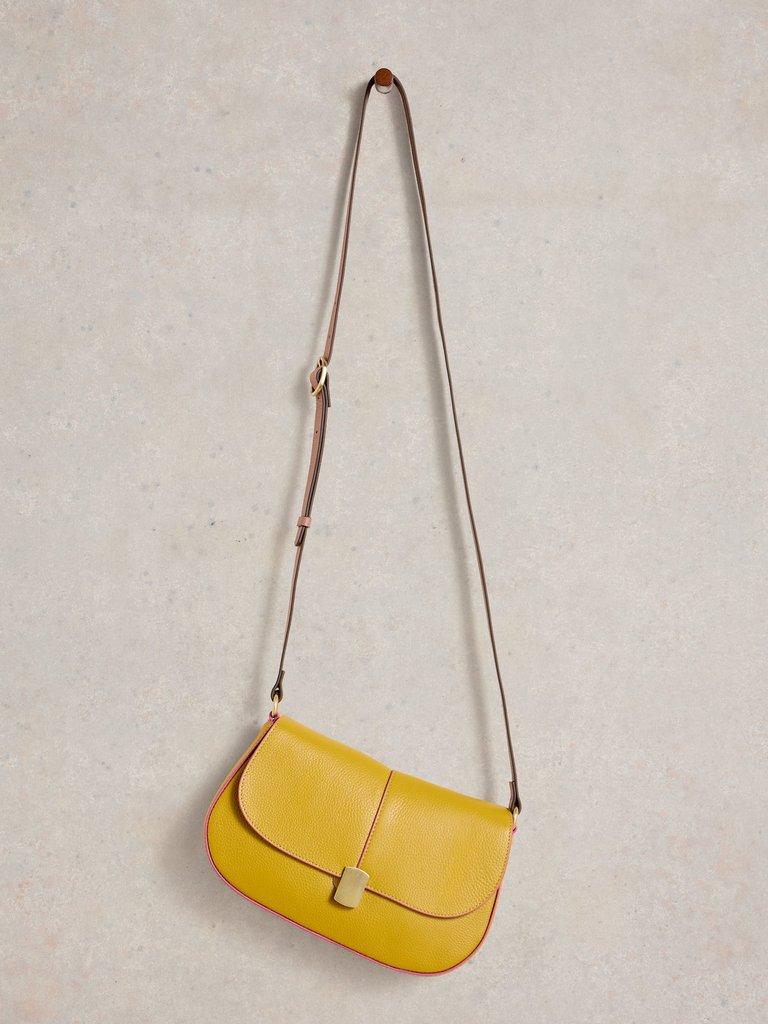 Silvy Lock Crossbody Bag in DK CHART - FLAT FRONT