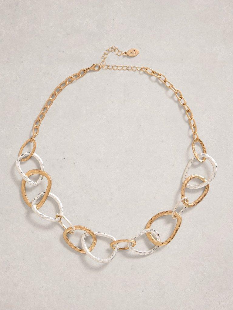 Link Necklace in MIXED MET - FLAT FRONT