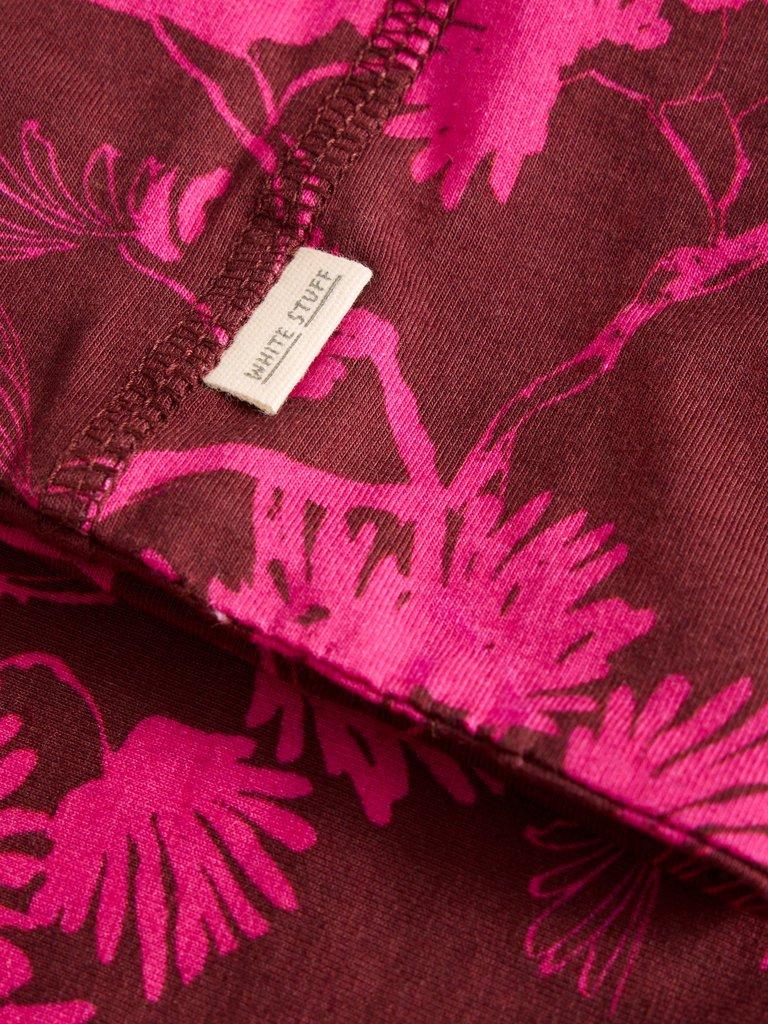 Jersey Roll Versatile Womens in PLUM MLT - FLAT DETAIL