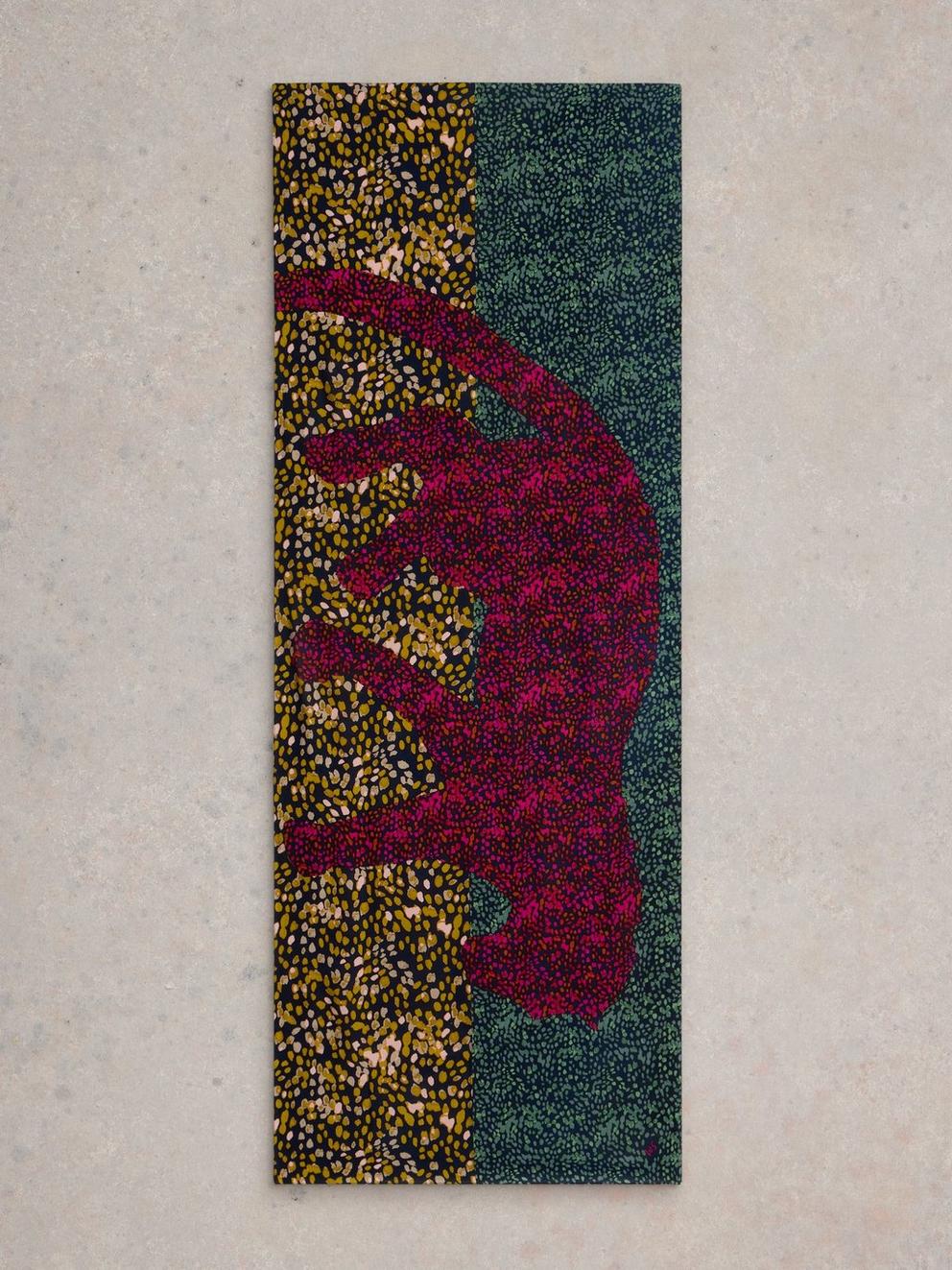 Sophie Printed Scarf in CHART MLT - FLAT BACK