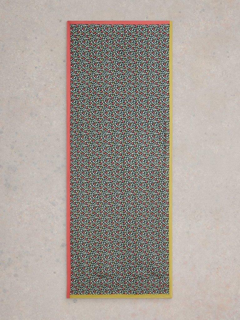 Sophie Printed Scarf in NAVY PR - FLAT BACK