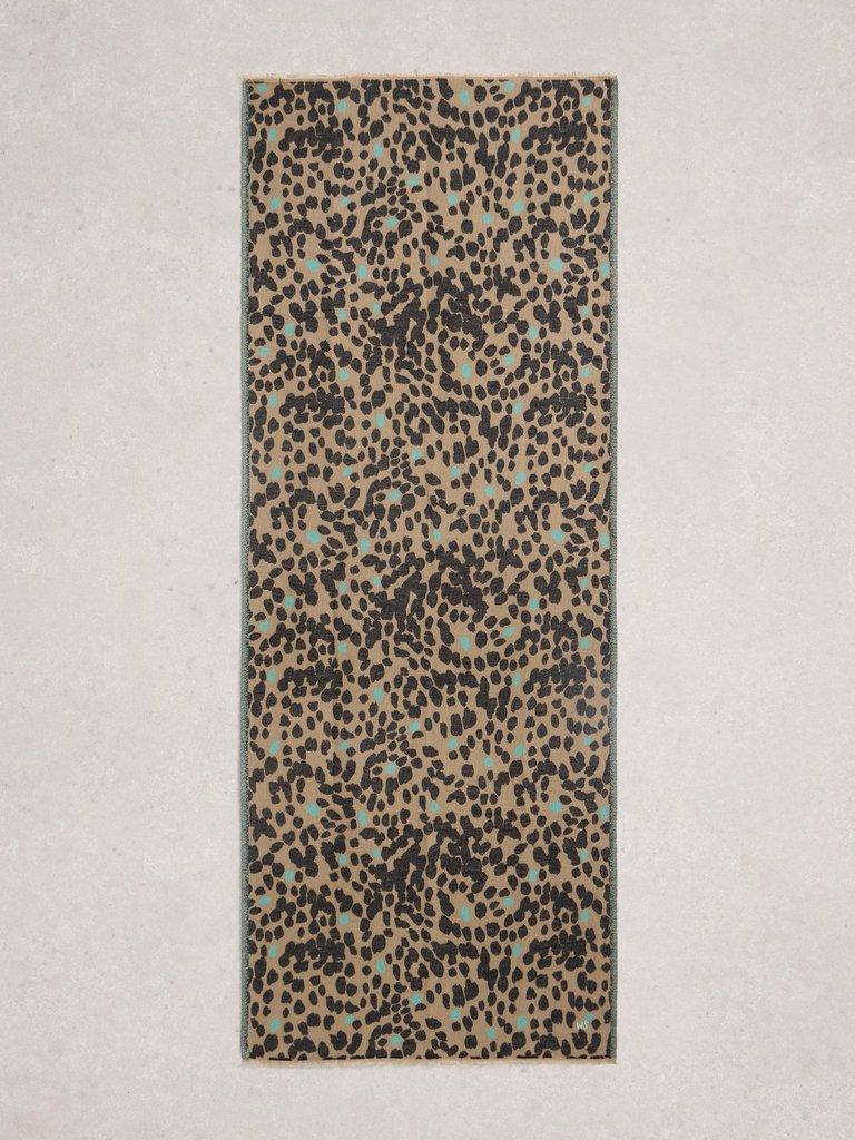 Selma Midweight Scarf in NAT MLT - FLAT BACK