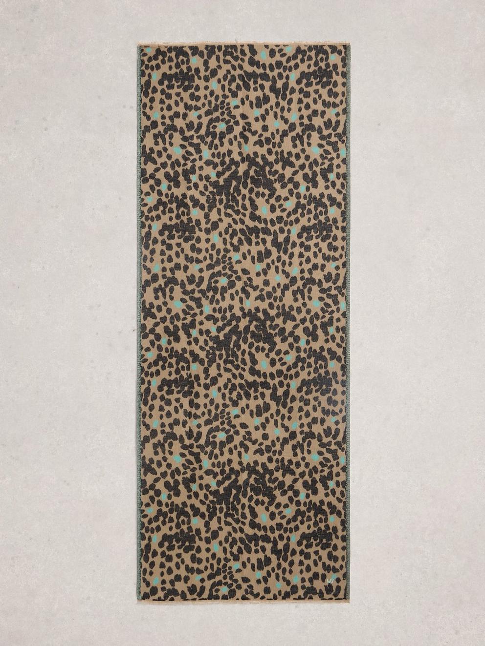 Selma Midweight Scarf in NAT MLT - FLAT BACK