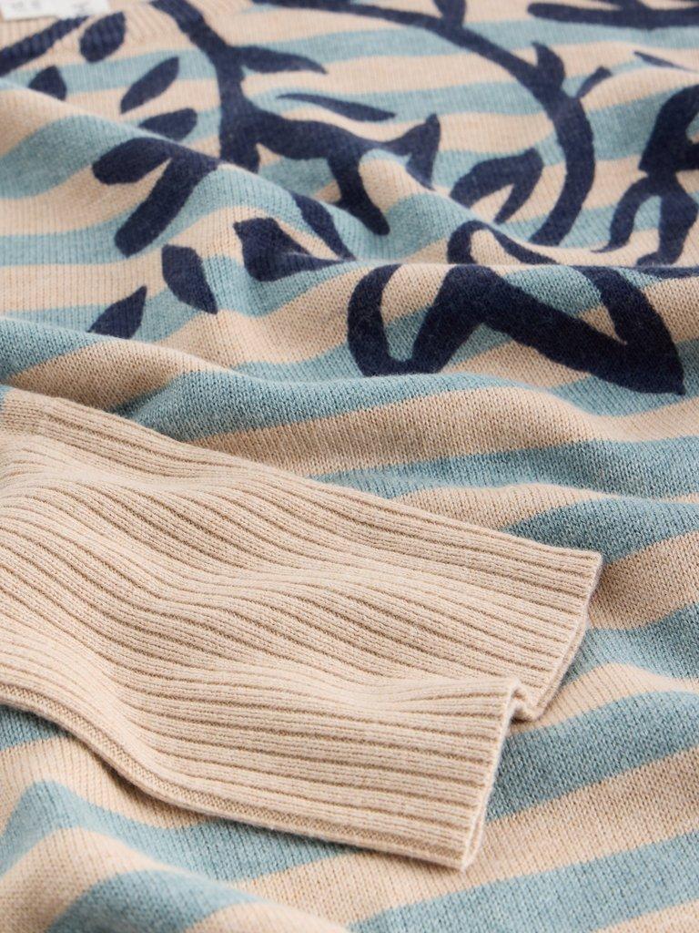 OLIVE PRINT JUMPER in GREEN MLT - FLAT DETAIL