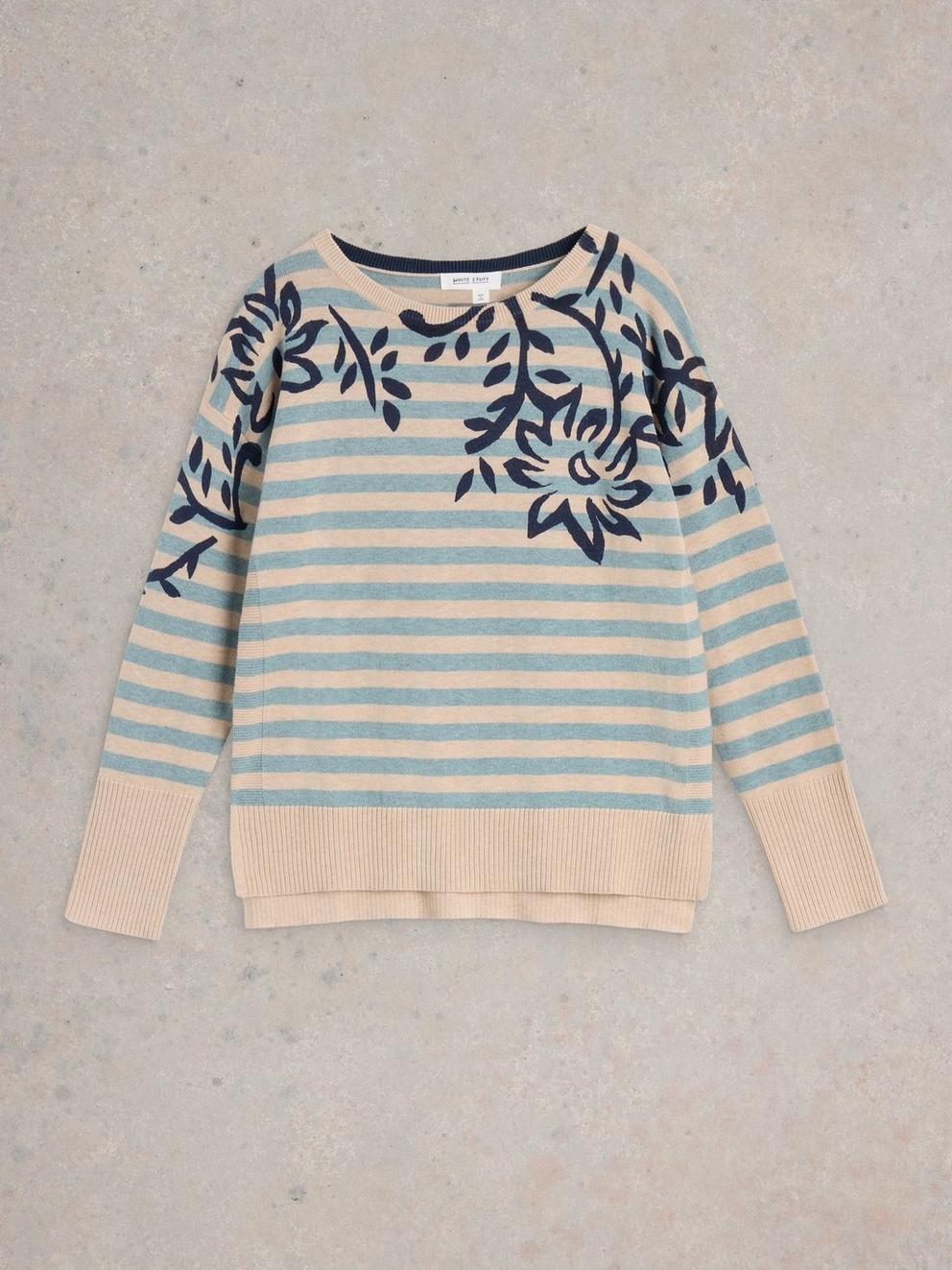 OLIVE PRINT JUMPER in GREEN MLT - FLAT FRONT