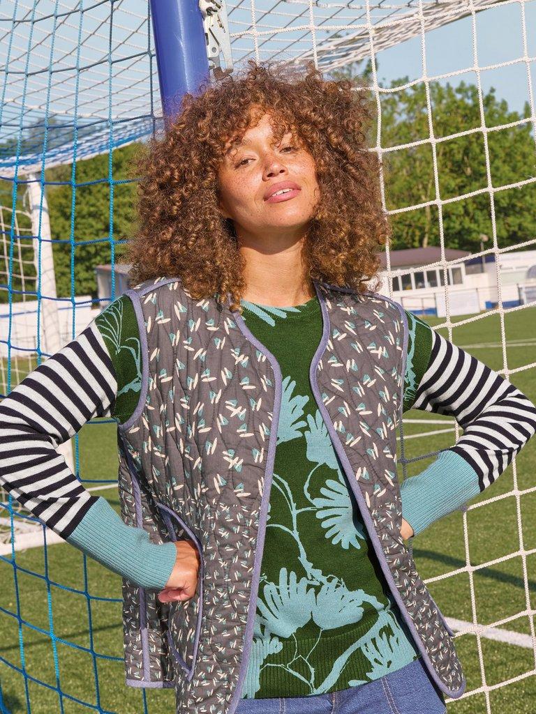 OLIVE PRINT JUMPER in GREEN PR - MIXED