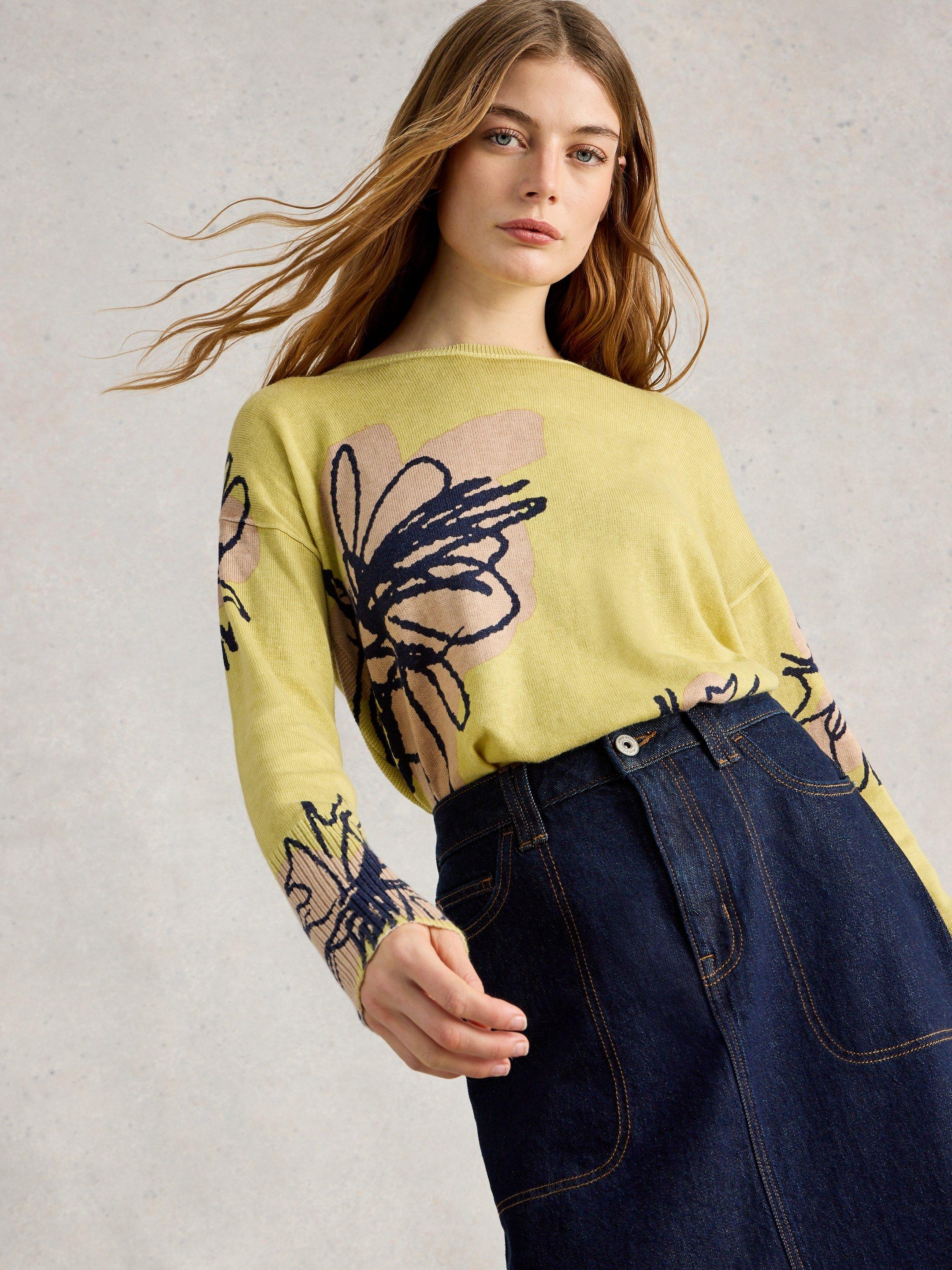 Shop Olive Print Jumper