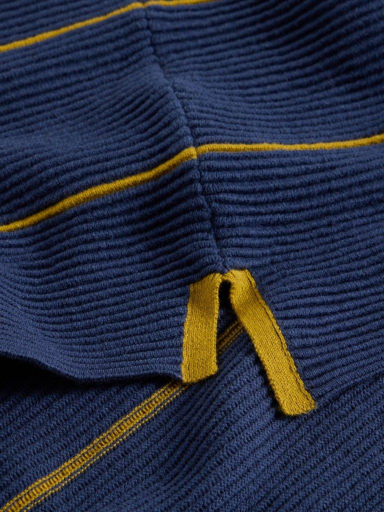 JANA STRIPED CREW NECK JUMPER in NAVY MULTI - FLAT DETAIL