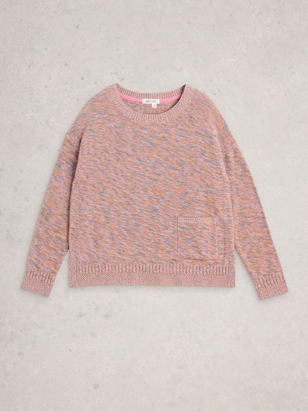 VICTORIA JUMPER in PINK MLT - FLAT FRONT