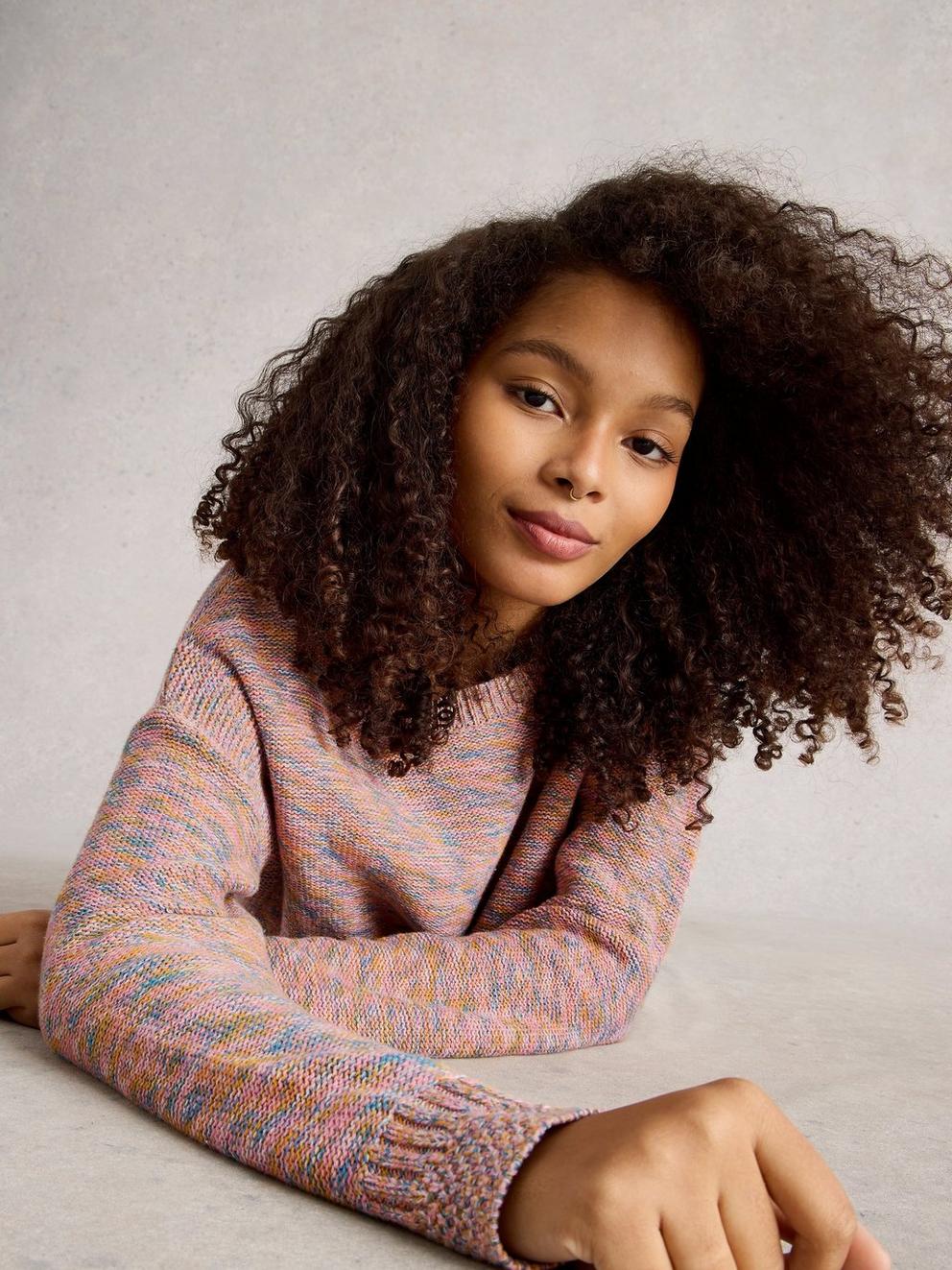 VICTORIA JUMPER in PINK MLT - LIFESTYLE