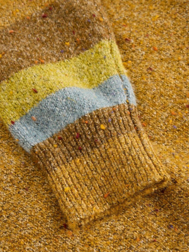 TALIA NEP CREW NECK JUMPER in CHART MLT - FLAT DETAIL