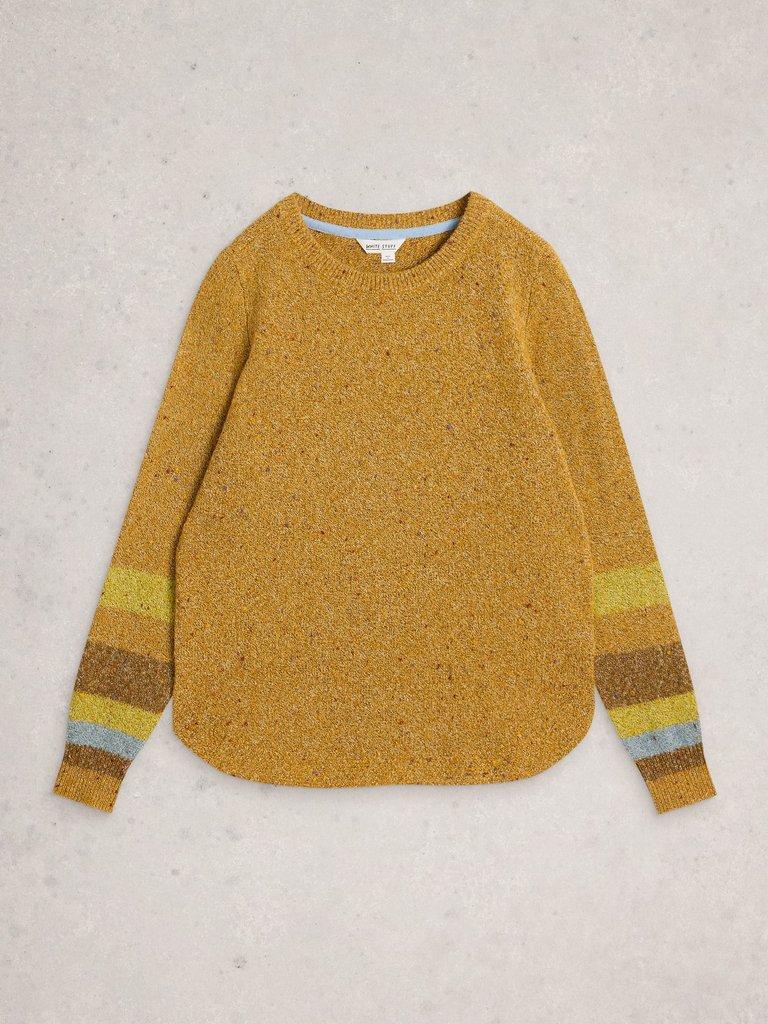 TALIA NEP CREW NECK JUMPER in CHART MLT - FLAT FRONT