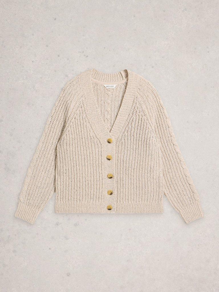 Yo Kinoshita×Olu. Handmade Slub Cardigan NITTO - NINO OSW Cardigan - Off White