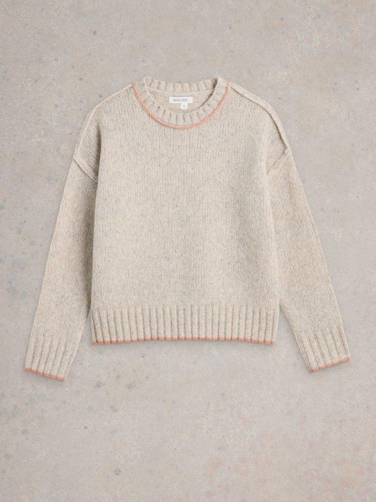 JUSTINE JUMPER in LGT NAT - FLAT FRONT