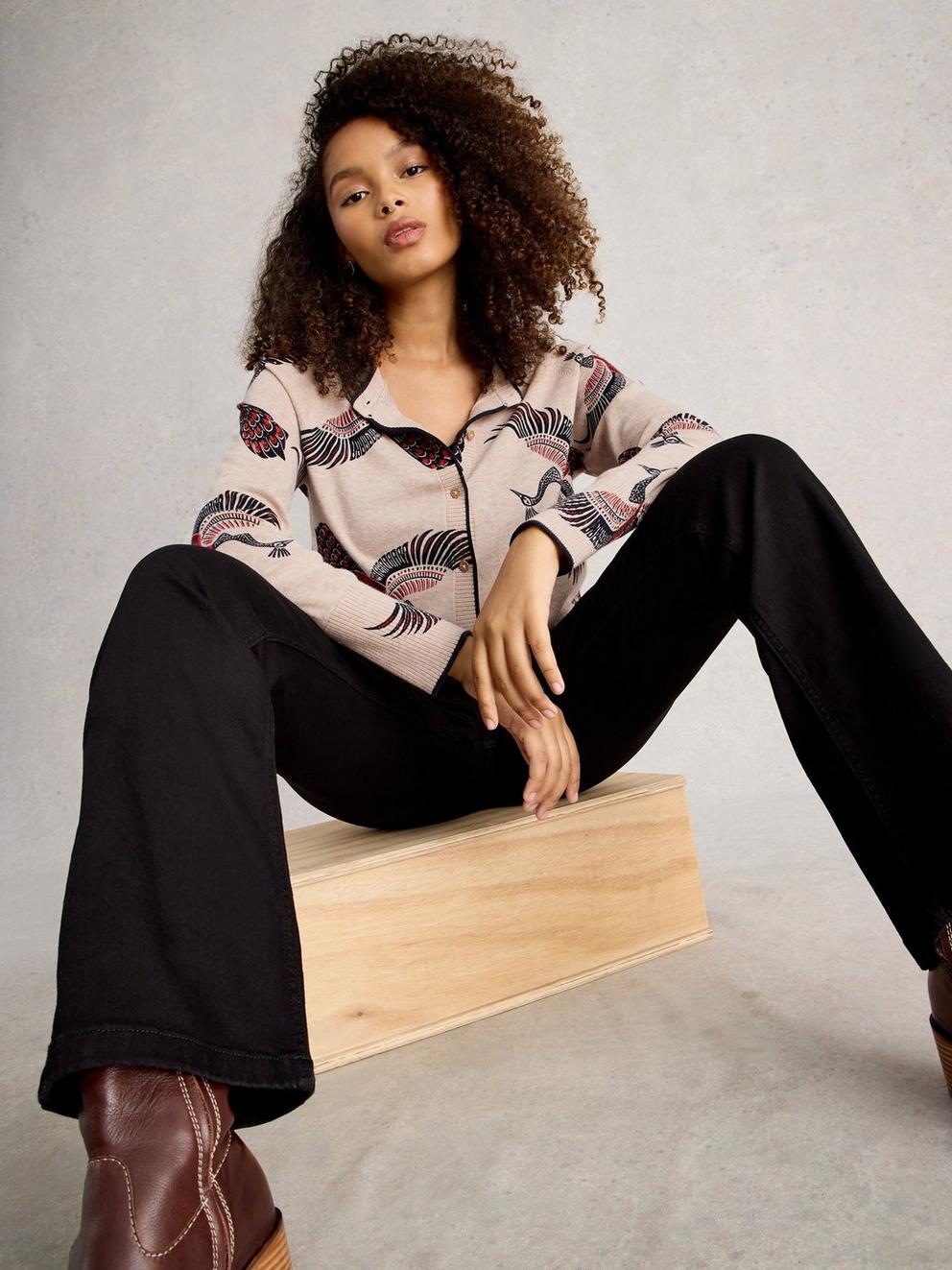 LULU PRINT CARDI in NAT PR - LIFESTYLE