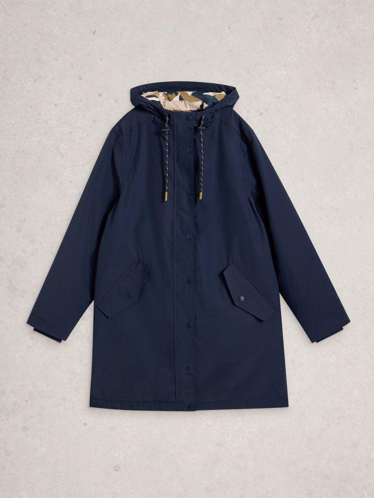 Willow Waterproof Coat in DARK NAVY - FLAT FRONT