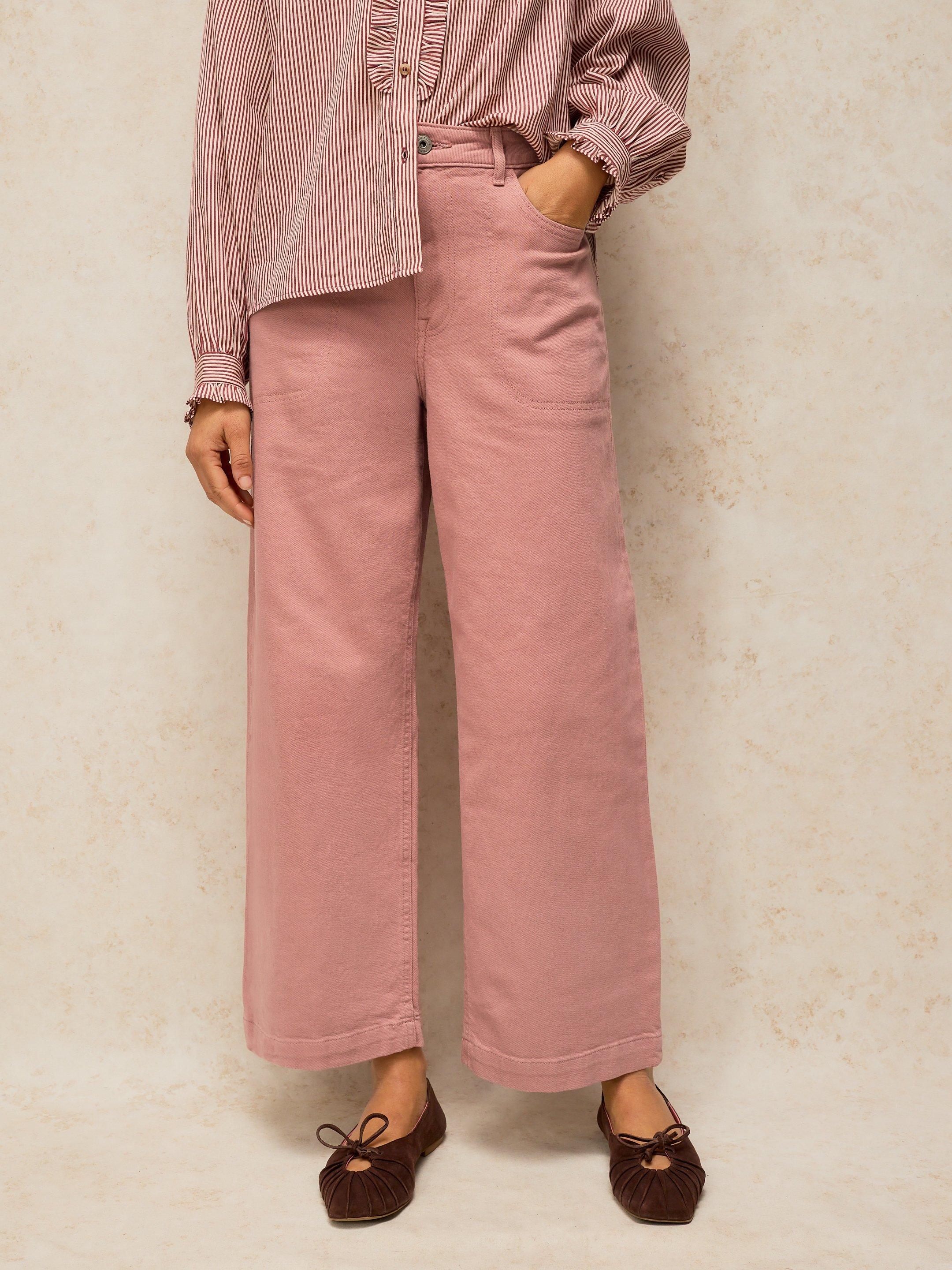 Crop Tia Wide Leg Jean