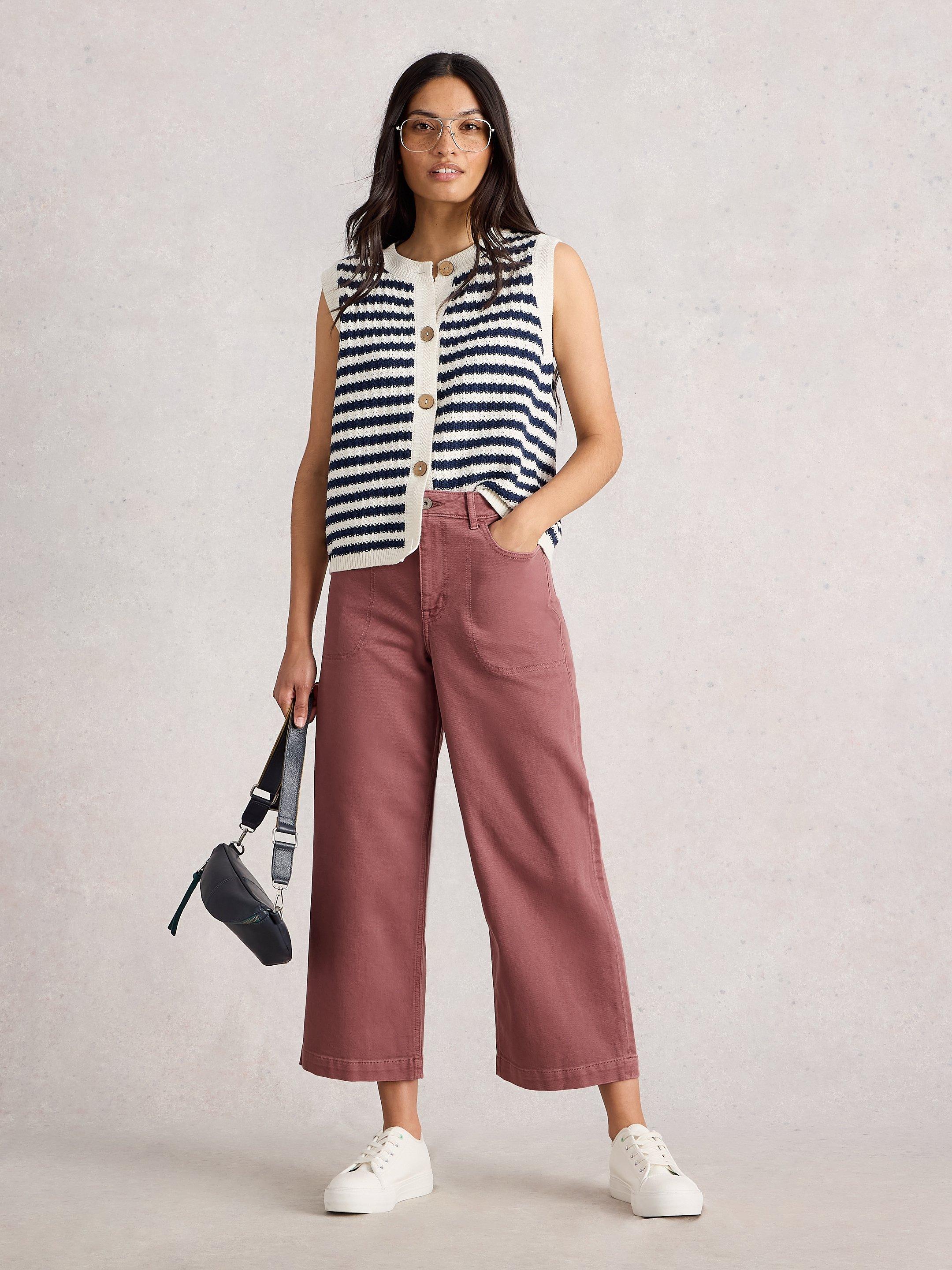 Crop Tia Wide Leg Jean