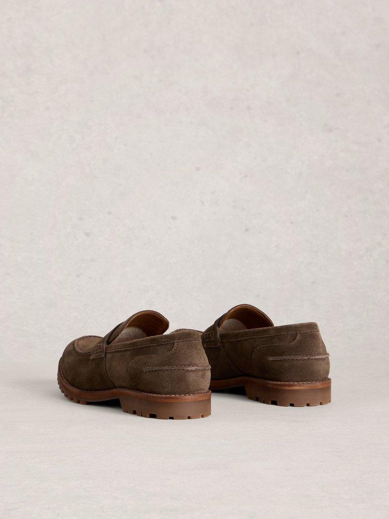 Logan Loafer in DK BROWN - FLAT BACK