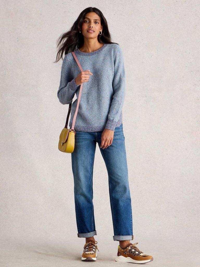 Kazzy Runner in BROWN MLT - MODEL FRONT