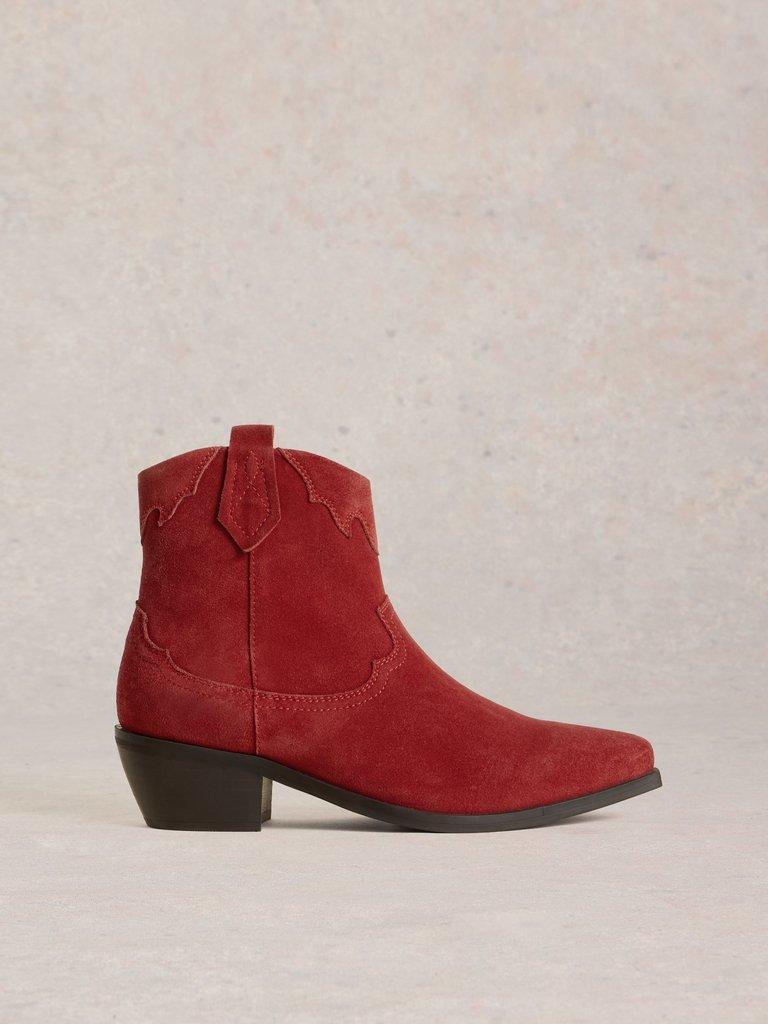 Jenny Western Boot in BRT RED - LIFESTYLE