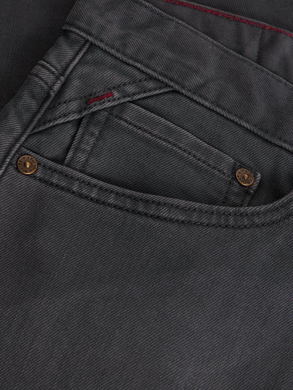 Garment Dye Eastwood Jean in DARK NAVY - FLAT DETAIL