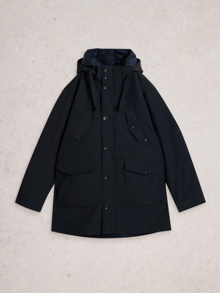2 in 1 Parka in DARK NAVY - FLAT FRONT