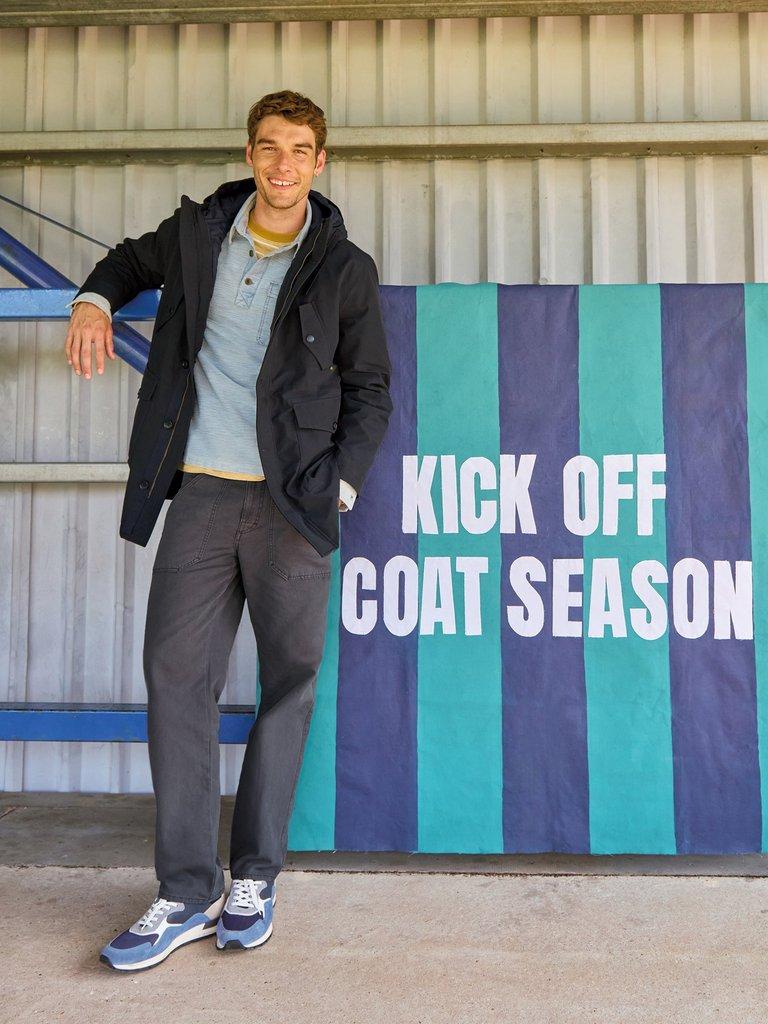 2 in 1 Parka in DARK NAVY - MIXED