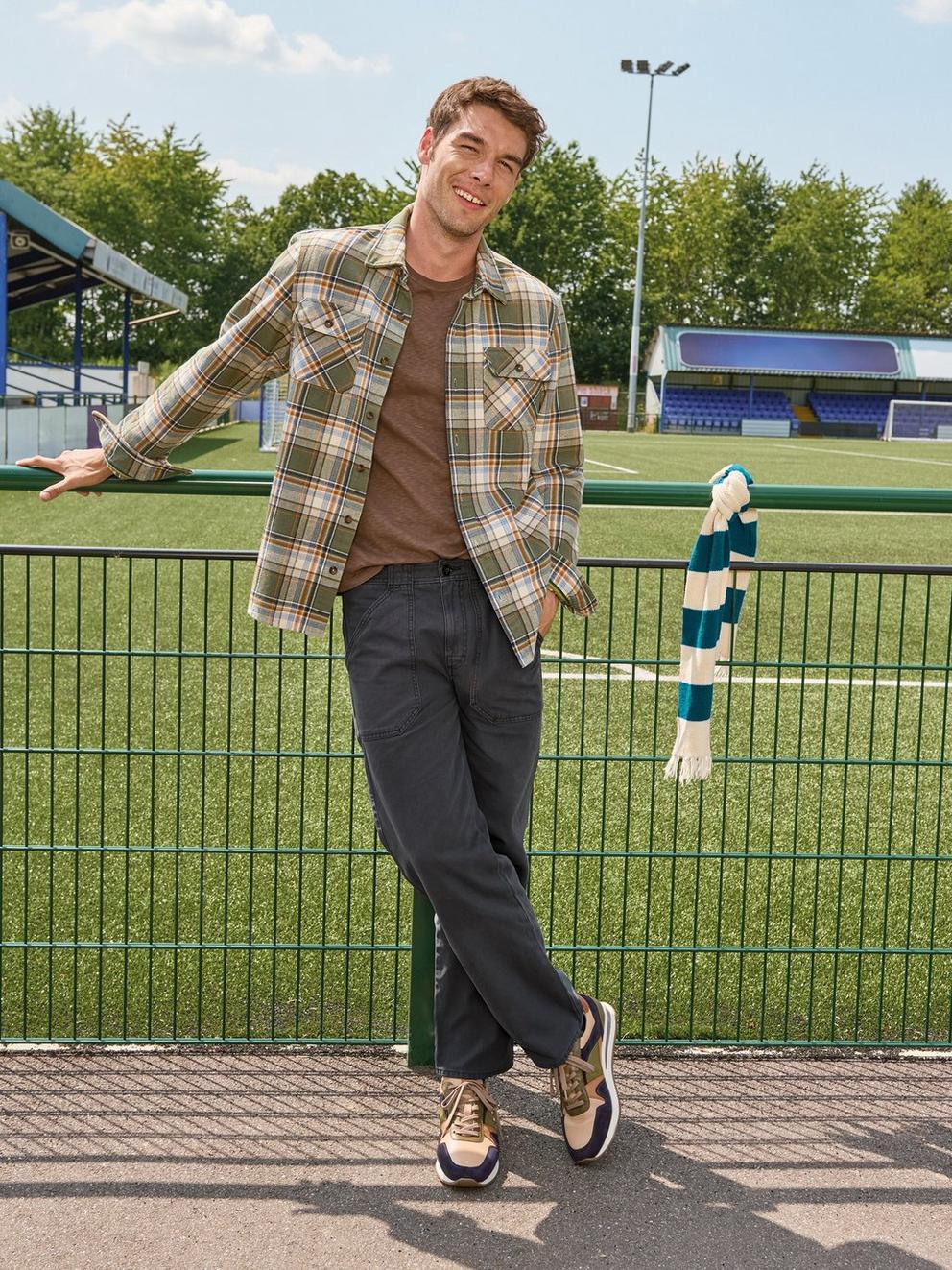 Darwen Check Shirt in GREEN MLT - MIXED