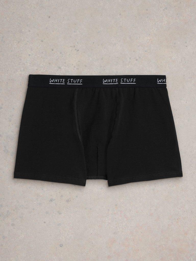 Hove 2pk Boxers Print  Plain in GREY PR - FLAT BACK