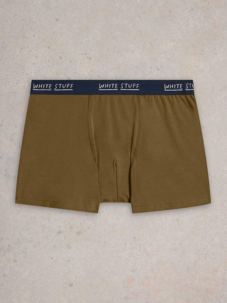Hove 2pk Boxers Print  Plain in NAVY PR - FLAT BACK