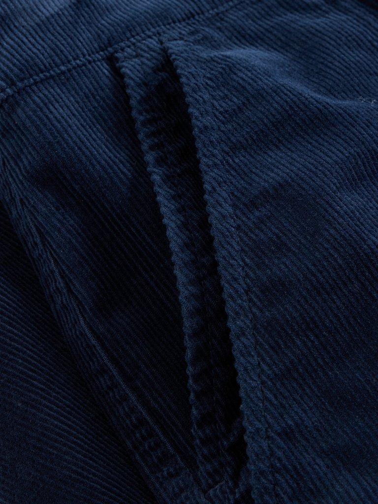 Womens Twister Cord Trouser in DARK NAVY - FLAT DETAIL
