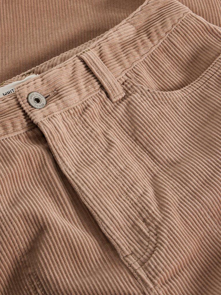 Tia Cord Wide Leg Crop in LGT NAT - FLAT DETAIL