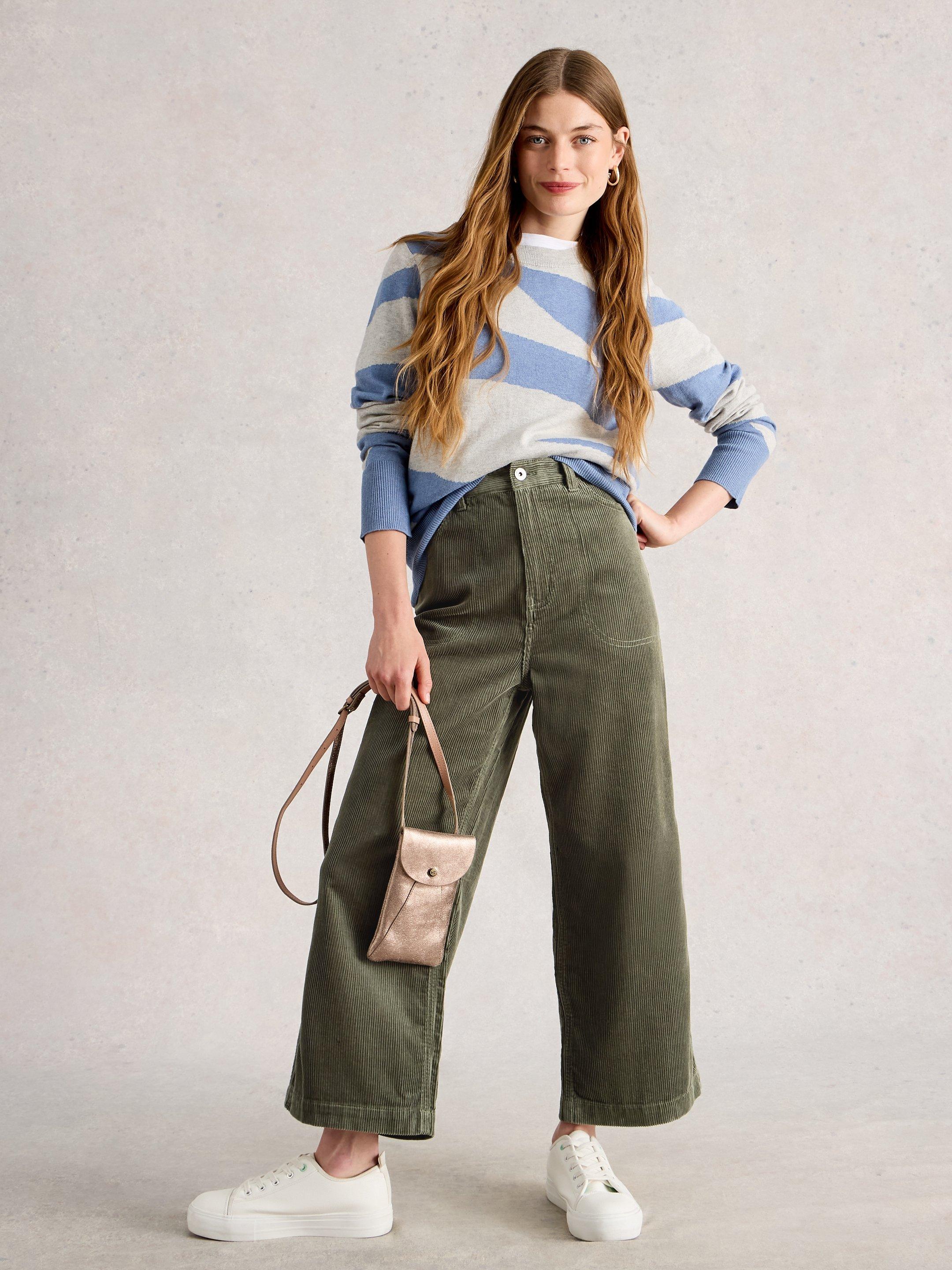 Tia Cord Wide Leg Crop
