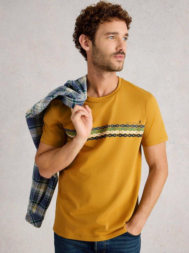 Abersoch Graphic Bike Chain in YELLOW PR - LIFESTYLE