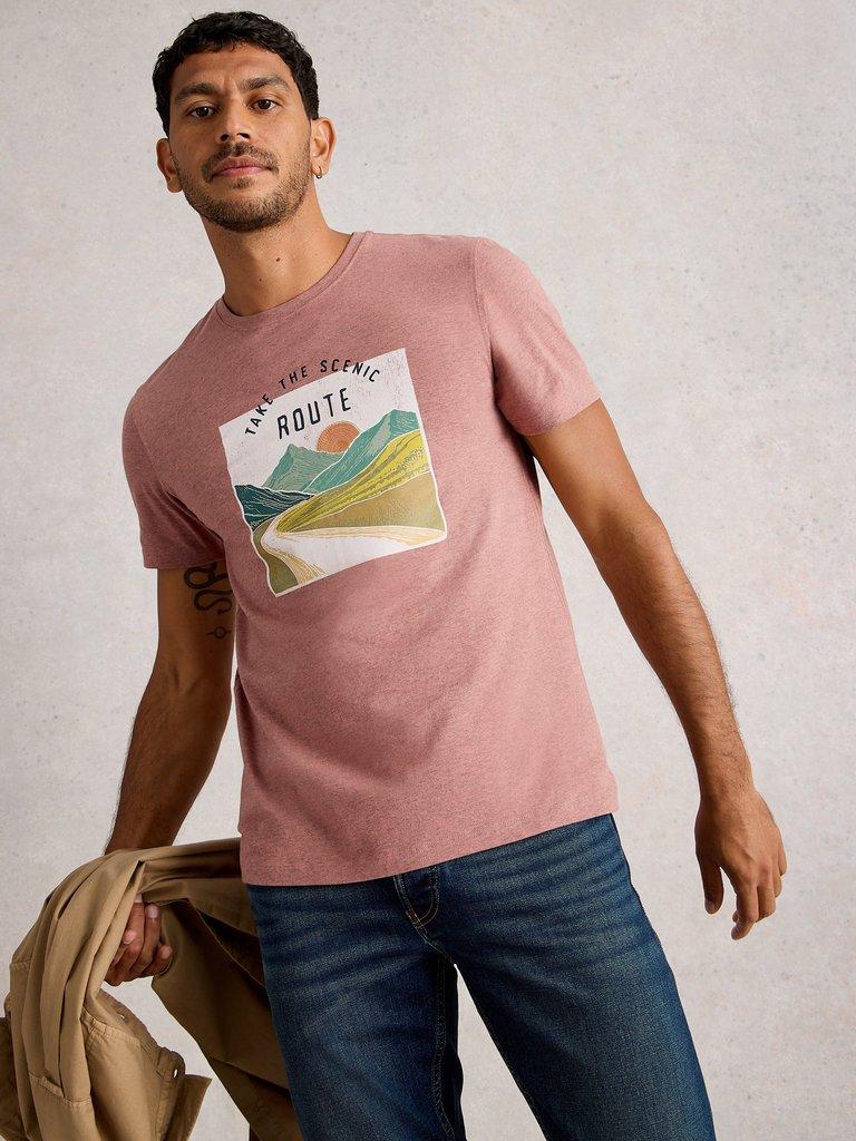 Abersoch Graphic Scene Bike in PINK PR - LIFESTYLE