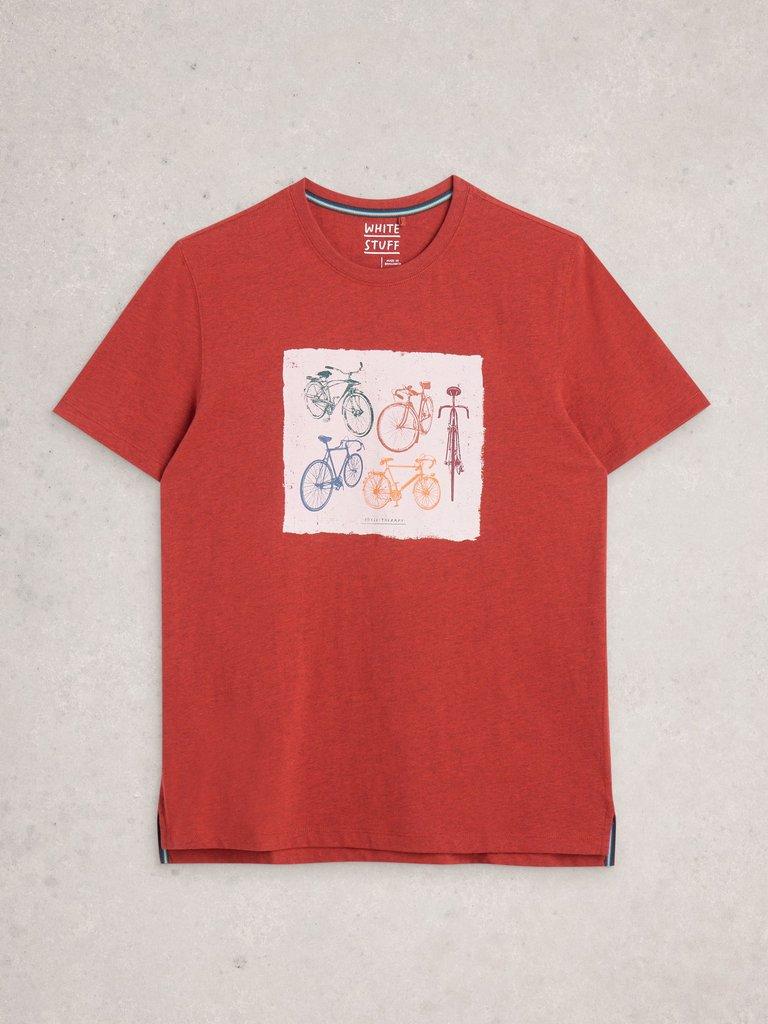 Abersoch Graphic Multi Bike in RED PR - FLAT FRONT
