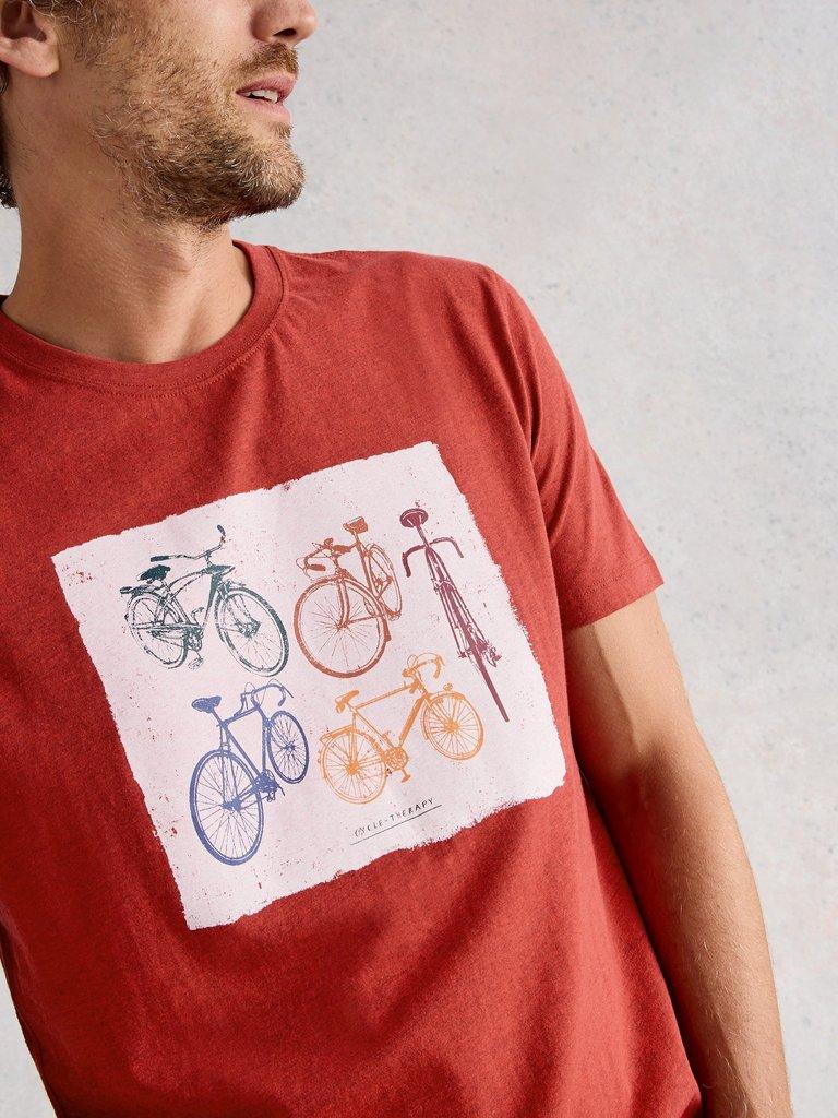 Abersoch Graphic Multi Bike in RED PR - MODEL DETAIL
