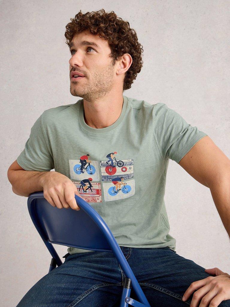 Abersoch Graphic Tape Bike in GREEN PR - LIFESTYLE