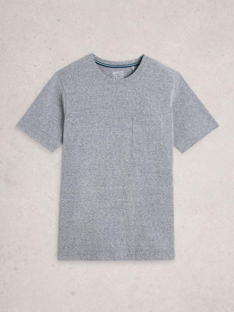 Horsham Heather Tee in GREY MARL - FLAT FRONT