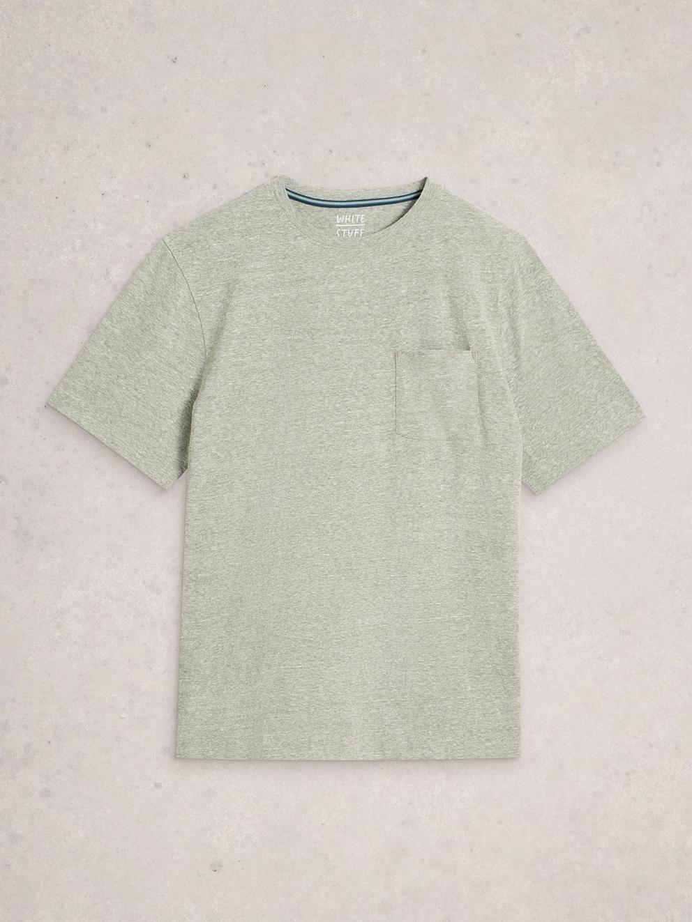 Horsham Heather Tee in LGT GREEN - FLAT FRONT