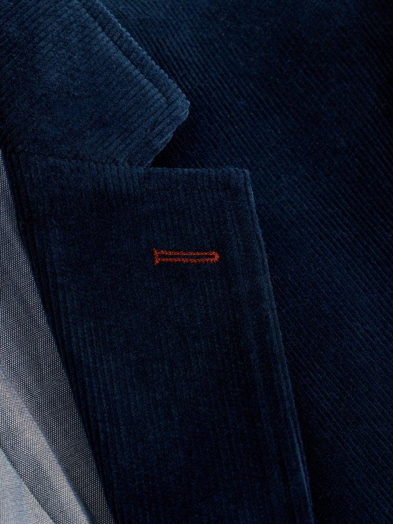 Cord Blazer in DARK NAVY - FLAT DETAIL