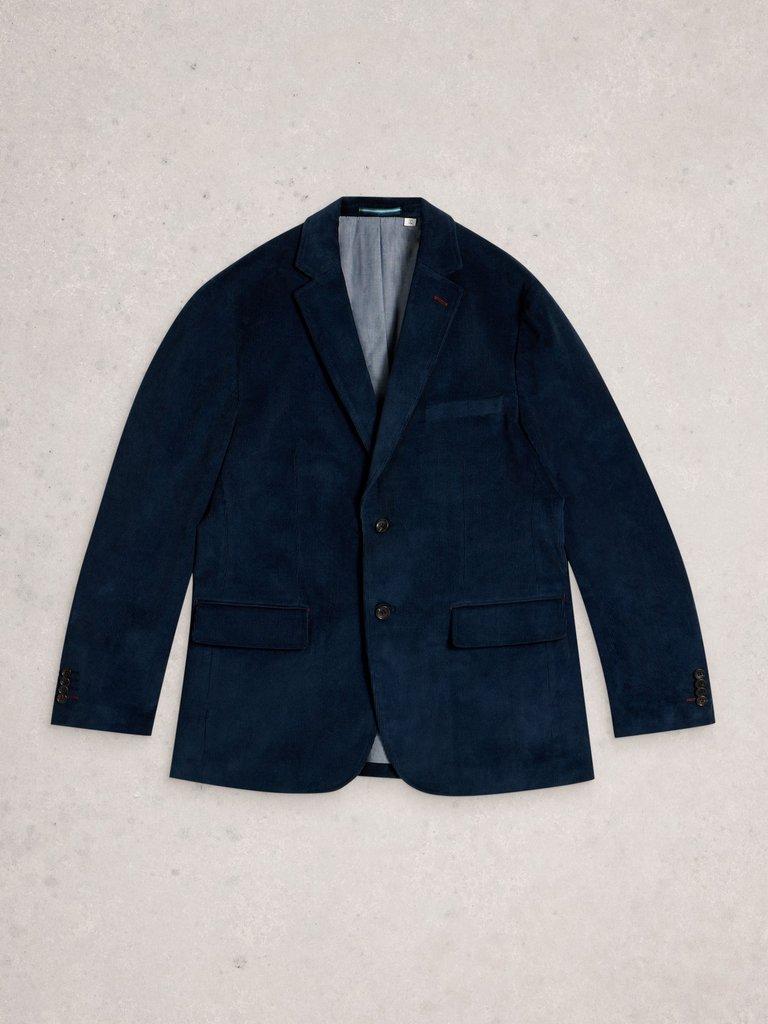 Cord Blazer in DARK NAVY - FLAT FRONT